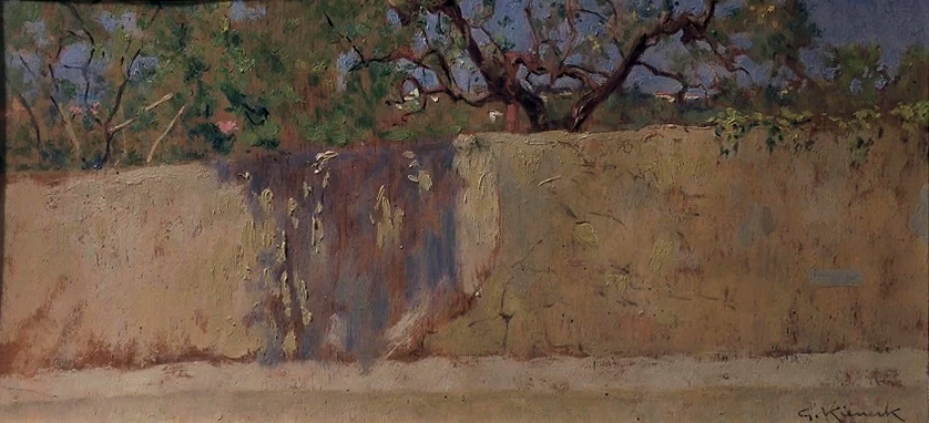 Il muro (Firenze fuori porta, Via della Piazzola) - Museo Giorgio Kienerk, Fauglia, Pisa